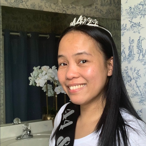 44th Bday sash + crown - Picture 5 of 5